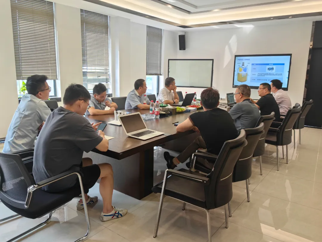 华为化工建材军团到访海视交流现场